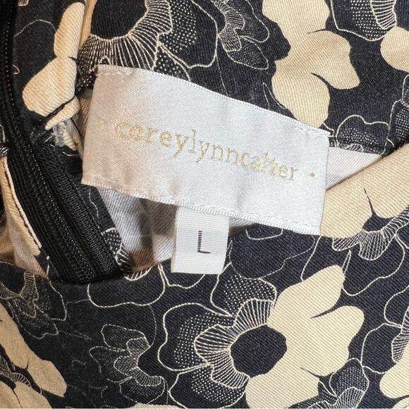 Corey Lynn Calter Floral Pleated Wide Leg Pants, sold at Anthropologie - Picture 7 of 13